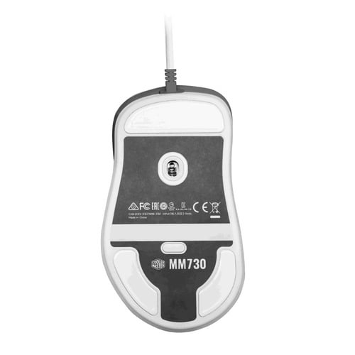 ماوس العاب سلكي MM730 من كولر ماستر ابيض قابل للتع...