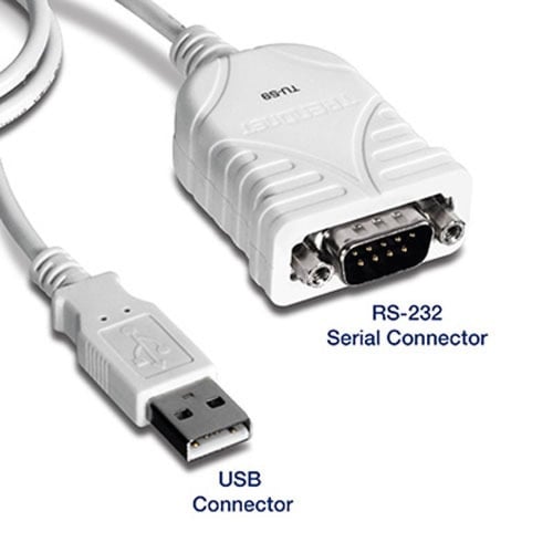 كيبل TU-S9 USB to Serial من شركة تريدنت