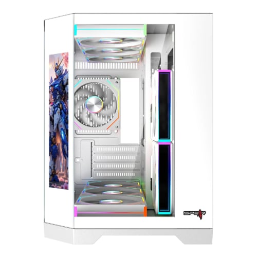 كيس كمبيوتر DOST 60 Mini من SPEAR مع شاشة ثانوية ب...