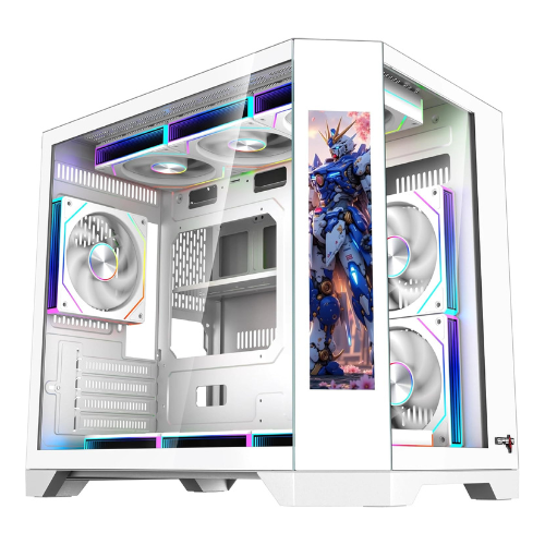 كيس كمبيوتر DOST 60 Mini من SPEAR مع شاشة ثانوية ب...