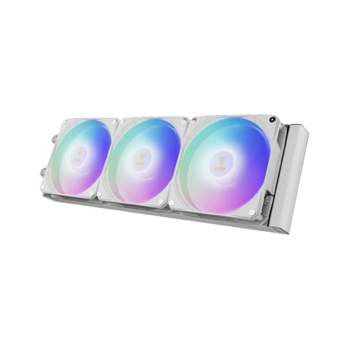 مبرد مائي 3 مراواح ابيض AURA GL360 LCD من شركة Gam...