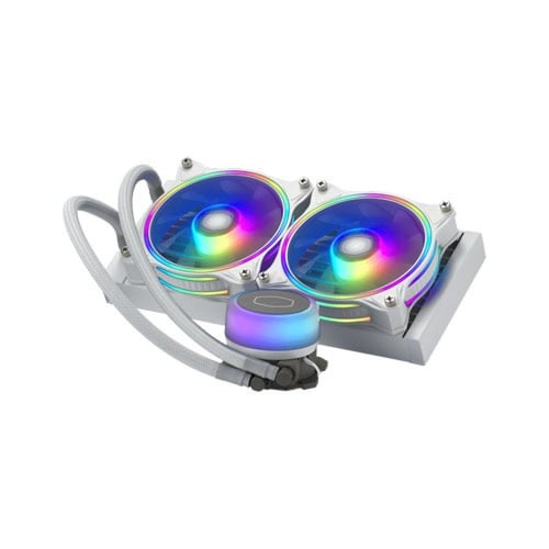 مبرد مائي ML240 Illusion White Edition من شركة كول...