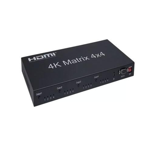 موزع HDMI من اربع اجهوة الى 4 شاشات ماتركس