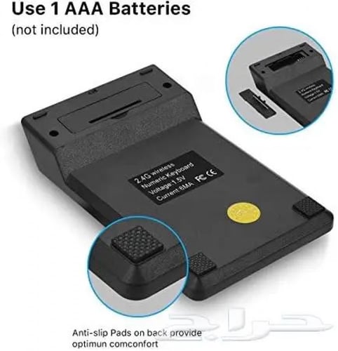 لوحة مفاتيح رقمية لاسلكية 18 مفتاح يو اس بي