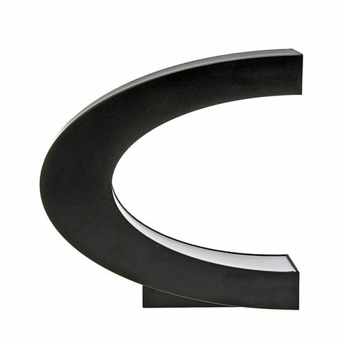 كرة أرضية جغرافية عائمة مع منصة على شكل C