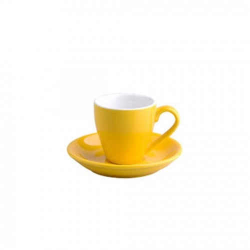 كوب سيراميك اسبيريسو من لوفراميكس اصفر- 80مل