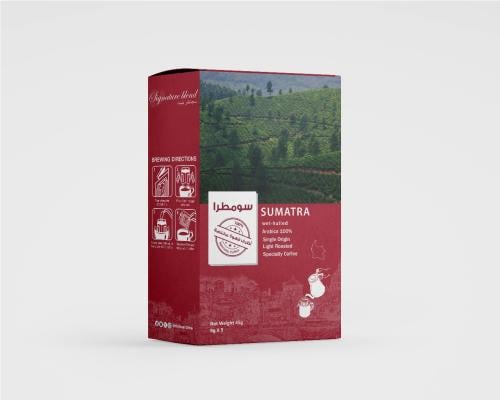 أظرف قهوة سجنتشر بليند (سومطرا)