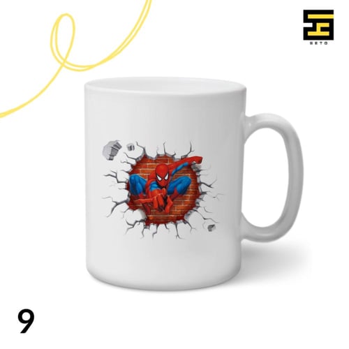 اكواب-سبايدرمان