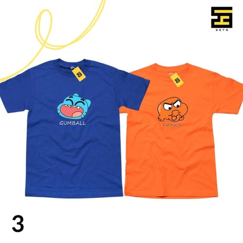 تيشيرتين كابلز-شخصيات كرتونية