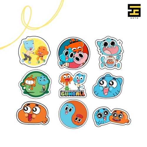 ستيكرات-شخصيات غامبول