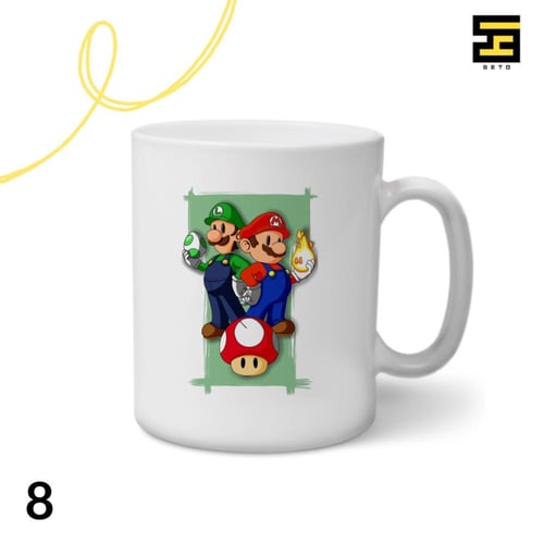 اكواب-سوبر ماريو