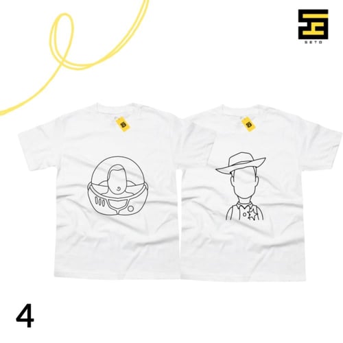 تيشيرتين كابلز-شخصيات ديزني