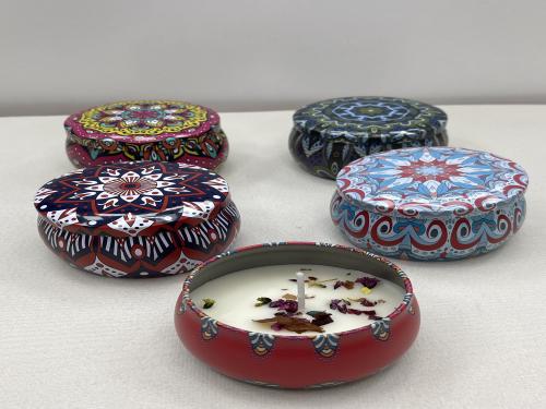 Large scented candles, Shalqi, iron