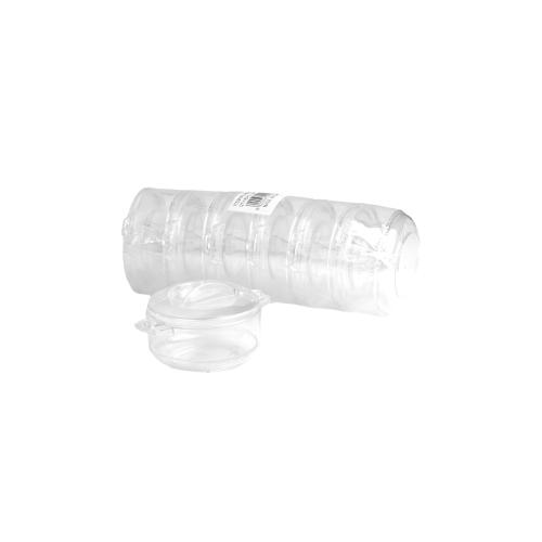 6 pieces of acrylic pots transparent medium
