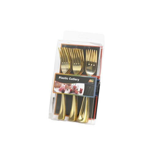 Luxury set of 12 gold spoons
