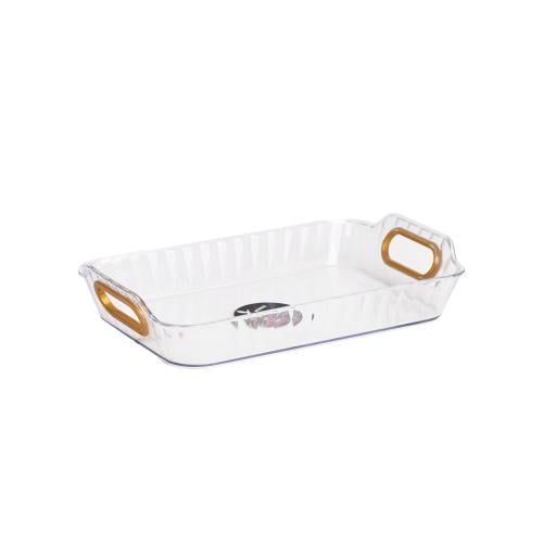 Large square acrylic tray