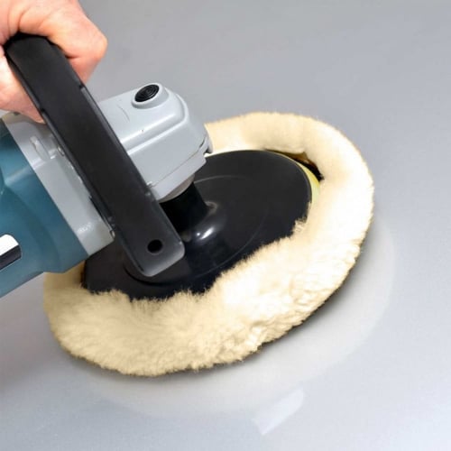 فرشاة صوف للتلميع