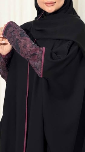 Mm10069 - عباية الصيف الباردة – تصميم نص بشت أنيق