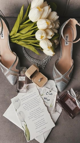 كرت زواج مع تاق وظرف