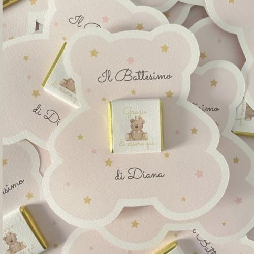 ستكر شكولاته لاصق مع كرت