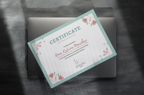 شهادة شكر وتقدير 03