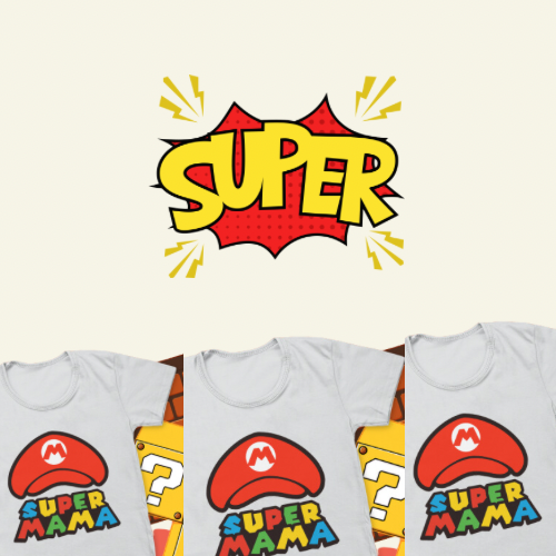 (Super Mama) ملف رقمي جاهز للقص وعمل توزيعات علب ب...