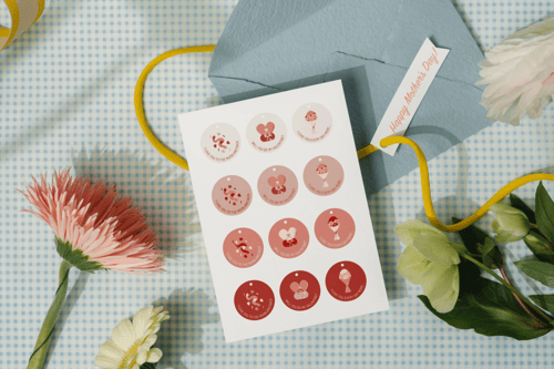 مجموعة ستكرات وتاقات شكر جاهزه للقص