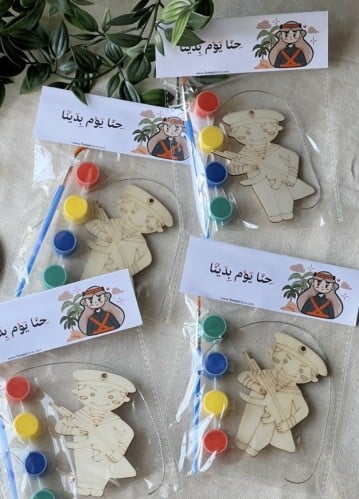 6 توزيعات تلوين تعليقة الجندي