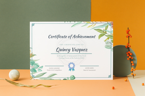 شهادة شكر وتقدير 05