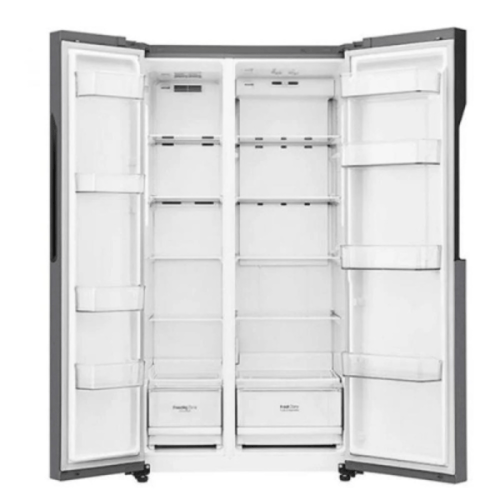 ثلاجه ال جي فضي دولابي 22.7 قدم