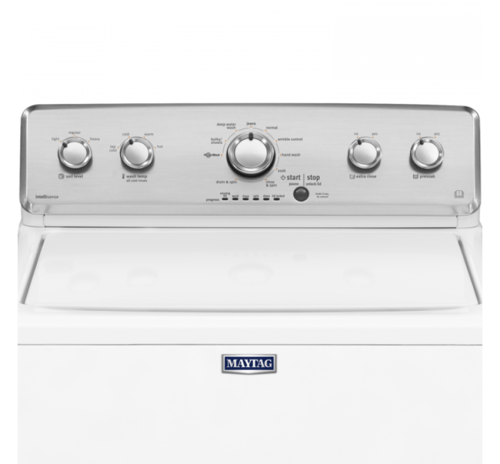 غسالة ميتاج ابيض فتحة علوية 12 كيلو 9 برامج 4KMVWC...