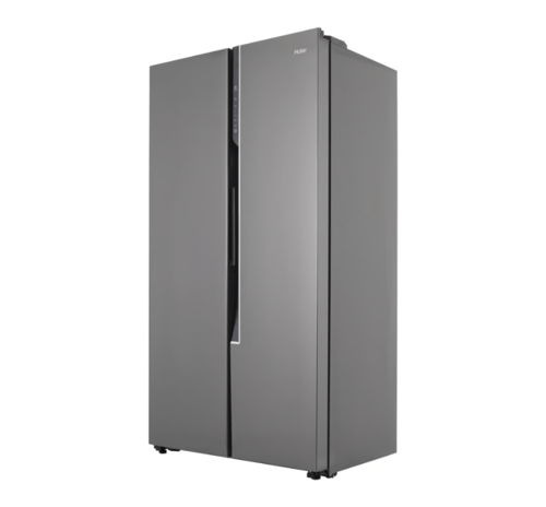 ثلاجة هاير فضي دولابي إنفيرتر 19.8 قدم (HRF-718DS)