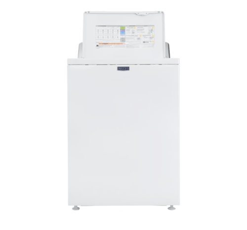 غسالة ميتاج ابيض فتحة علوية 12 كيلو 9 برامج 4KMVWC...