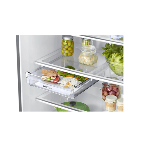 ثلاجة سامسونج ابيض بابين مع فريزر 20.7 قدم