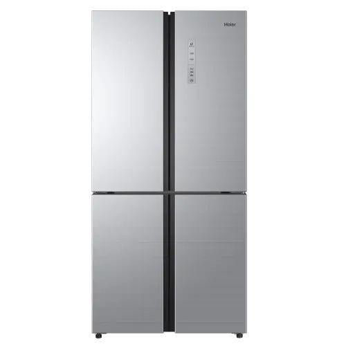ثلاجة هاير فضي اربع ابواب انفيرتر موفر للطاقة 17.8...