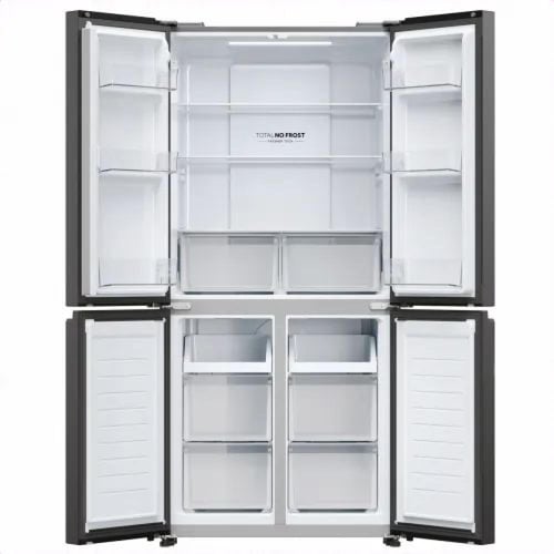 ثلاجة هاير اسود اربع ابواب انفيرتر موفر للطاقة 15....