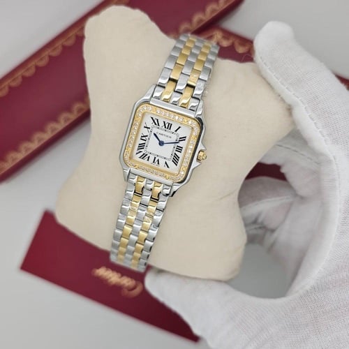 ساعه كارتير بانثر نسائي فصوص