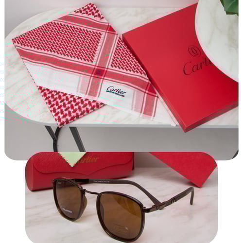 عرض جبار شماغ كارتير ونظارة هدية