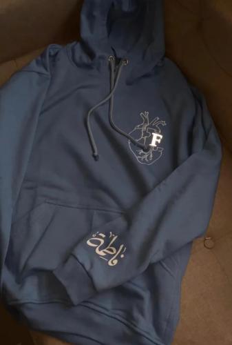 هودي اوفر سايز تصميم اسمك وحرفك