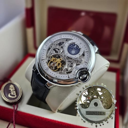 ساعه كارتير بالون بلو مكينه مكشوف اوتوماتيك