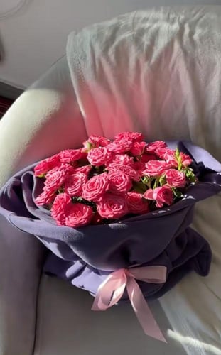 هودي بشكل باقة ورد