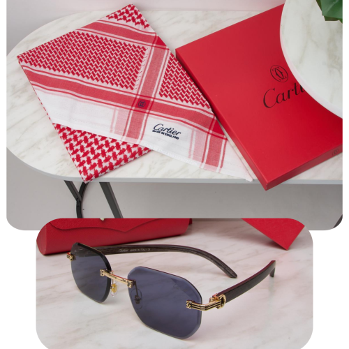 عرض جبار شماغ كارتير ونظارة هدية