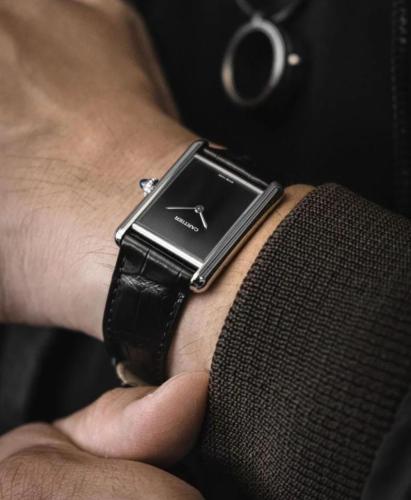 ساعه كارتير تانك جلد