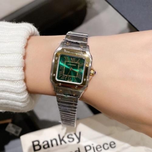 ساعة كارتير سانتوس سالستيل نسائي