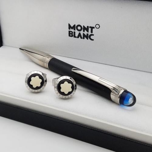 طقم قلم مع كبك مونت بلاك