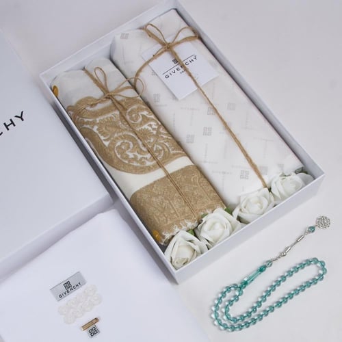 البكج الملكي شال، قماش ابيض،سكري جيفنشي