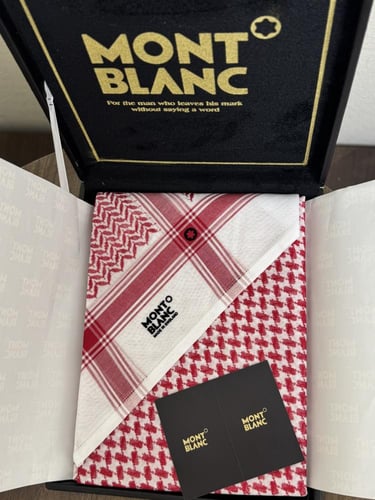 شماغ مونت بلانك احمر فاتح 2026