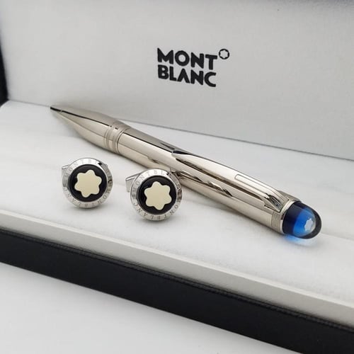 طقم قلم مع كبك مونت بلاك