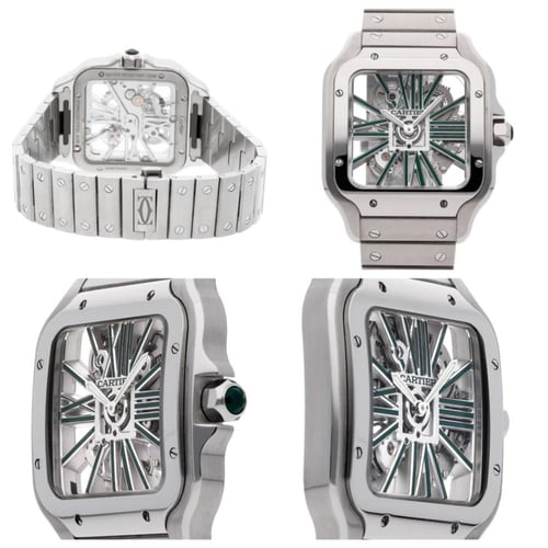 ساعه كارتير ساننتوس مكينه مكشوف