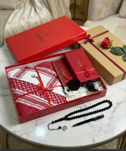 بكج كارتير رجالي شماغ ، قلم ، سبحة نظاره